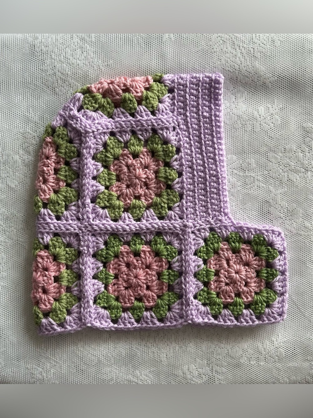 Granny Square Crochet Balaclava